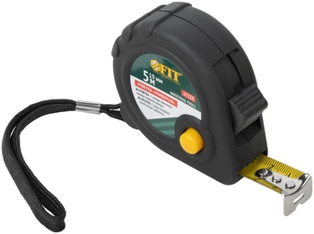 Рулетка прорезиненный корпус "Универсал", тройной стопор 5 м x 19 мм