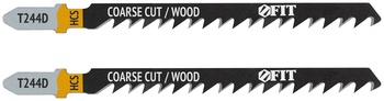 Полотна по дереву, Bimetal, разведенные, шлифованные зубья, 100/74/4 мм (Т144DF), 2 10.