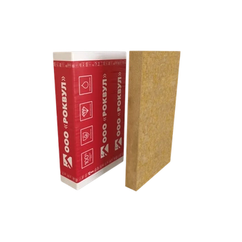 Утеплитель ROCKWOOL Роквул Фасад Баттс Оптима (120кг/м3) 1000х600, 50 мм 6пл/3,6м2 0,18м3