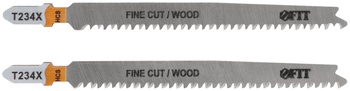 Полотна по дереву, HCS, шлифованные под свободным углом зубья, 116/91 мм, переменный шаг (T234X), 2