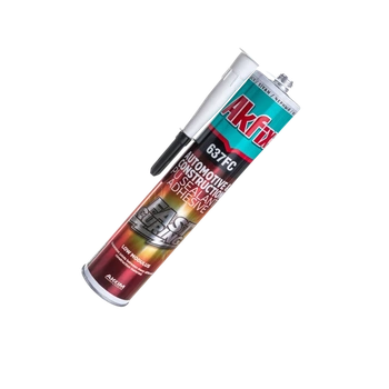 Akfix 637FC ПУ герметик быстросохнущий, 310 мл, чёрный