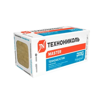 Утеплитель Техноакустик (до 45 кг/м3) 1200х600, 100мм 4пл/2,88м2, 0,288м3