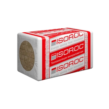 Утеплитель ISOROC Изорок Изовент-Л (80кг/м3) 1000х600, 100 мм 4пл/2,4м2 0,24м3