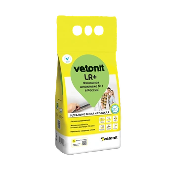 Шпаклёвка финишная белая Ветонит ЛР+,  Vetonit LR+, 5 кг