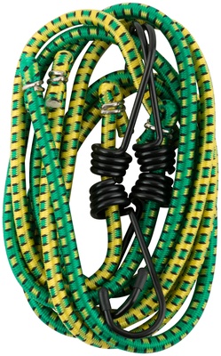 Ремни багажные резиновые, стальные крючки, 2 10., 7х1200 мм