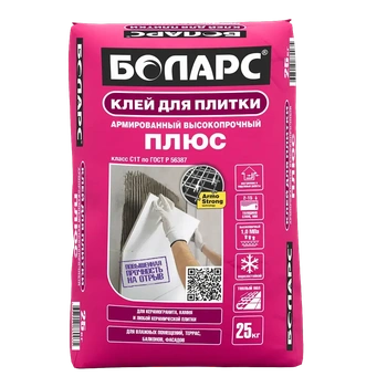 БОЛАРС Клей для плитки АКВА ПЛЮС (С2 ТЕ) 25 кг