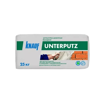 Штукатурка цементная фасадная КНАУФ-Унтерпутц, 25 кг.