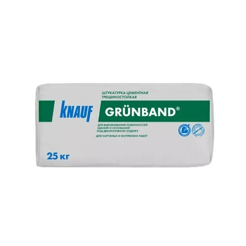 Штукатурка цементная фасадная Кнауф-Грюнбанд, 25 кг.