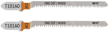 Полотна по дереву, HCS, остроконечные зубья, 82/56/1,4 мм (Т101AO),2 10.