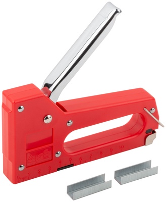 Степлер для узких скоб "тип 53" 4-8 мм, пластиковый корпус