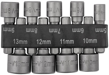 Набор усиленных головок CrV 9 10. (5-13 мм)