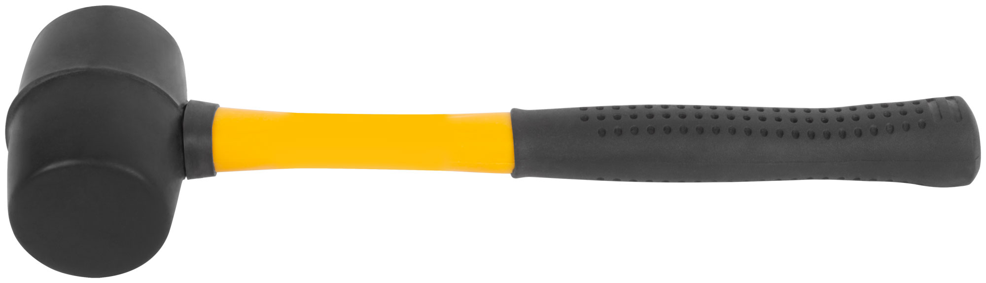 Киянка резиновая, фиберглассовая ручка 45 мм ( 230 гр ) (фото 5)